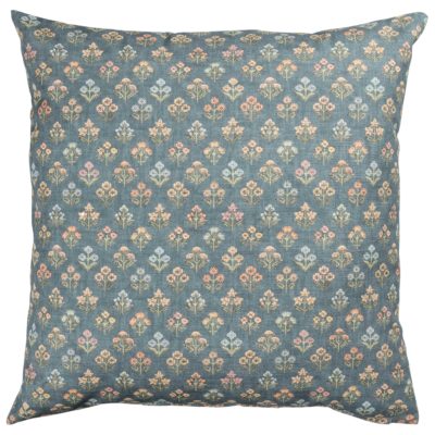Vintage Meadow Extra-Large Cushion in Chambray Blue