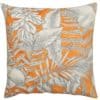 Neon Floral Extra-Large Cushion in Orange