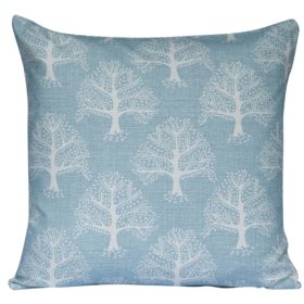 Oak Tree Cushion in Duck Egg