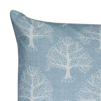 Oak Tree Cushion in Duck Egg