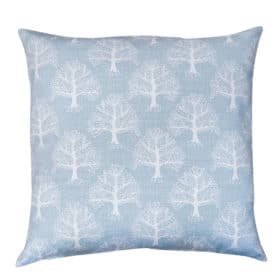 Oak Tree Extra-Large Cushion in Duck Egg