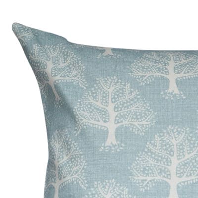 Oak Tree Extra-Large Cushion in Duck Egg