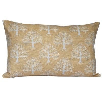 Oak Tree XL Rectangular Cushion in Ochre