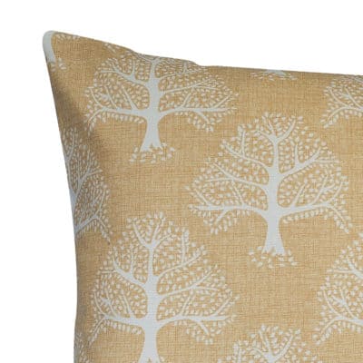 Oak Tree XL Rectangular Cushion in Ochre