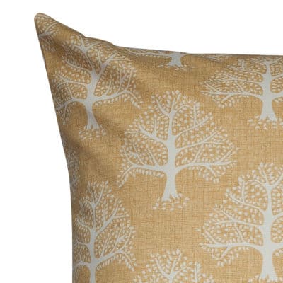 Oak Tree Extra-Large Cushion in Ochre