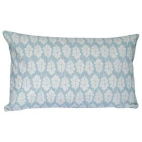 Autumn Leaf XL Rectangular Cushion in Duck Egg