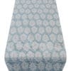 Autumn Leaf Table Runner in Duck Egg Blue