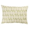 Autumn Leaf Boudoir Cushion in Sage