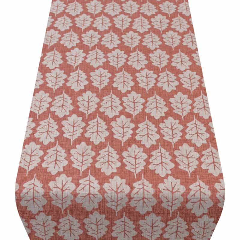 Autumn Leaf Table Runner in Terracotta