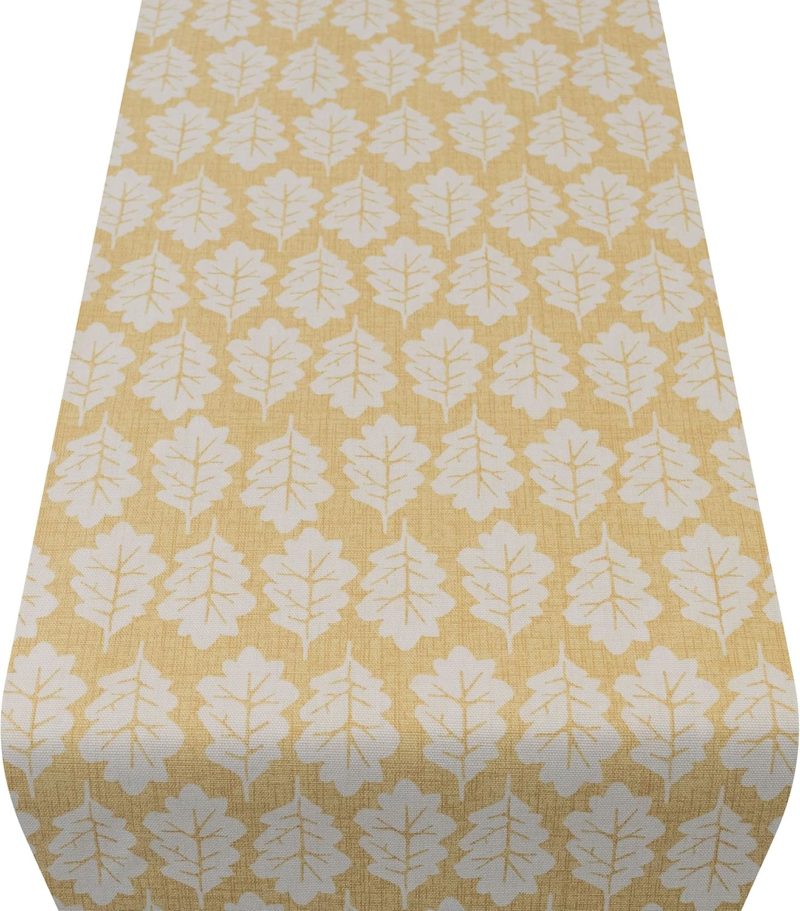 Autumn Leaf Table Runner in Yellow