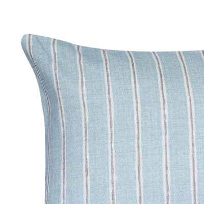 Cambridge Stripe XL Rectangular Cushion in Duck Egg