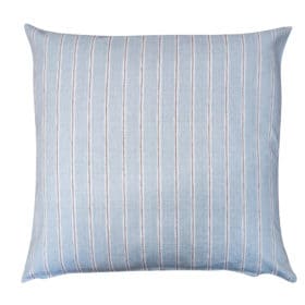 Cambridge Stripe Extra-Large Cushion in Duck Egg