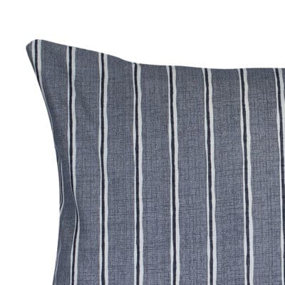 Cambridge Stripe XL Rectangular Cushion in Dove Grey