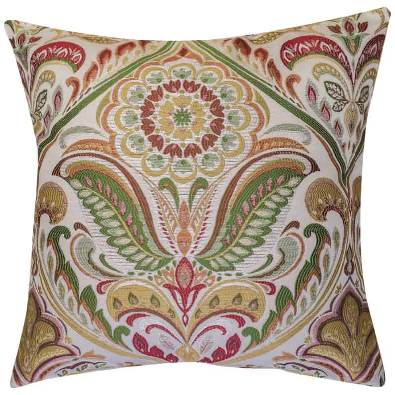 Florence Art Nouveau Cushion in Burgundy