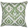 Moroccan Kilim Print Cushion in Forest Green