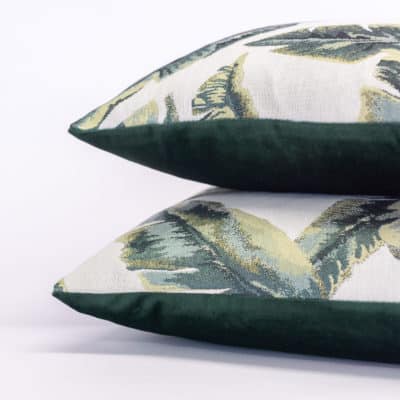 Banana Leaf Woven Cushion Cover