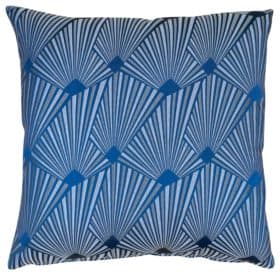 Avenue Art Deco Extra-Large Cushion in Navy Blue