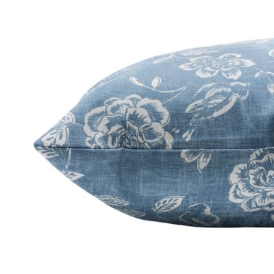 Denim Blue Country Birds XL Rectangular Cushion