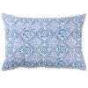 Cordoba Print Boudoir Cushion in Indigo Blue