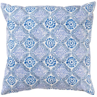 Cordoba Print Cushion in Indigo Blue