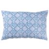 Cordoba Print XL Rectangular Cushion in Indigo Blue