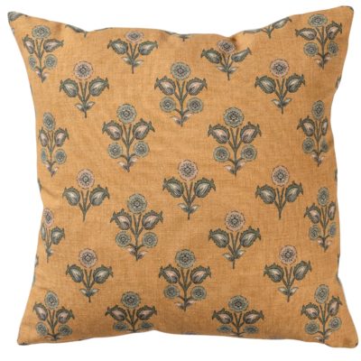 Jaipur Ochre Linen Blend Cushion