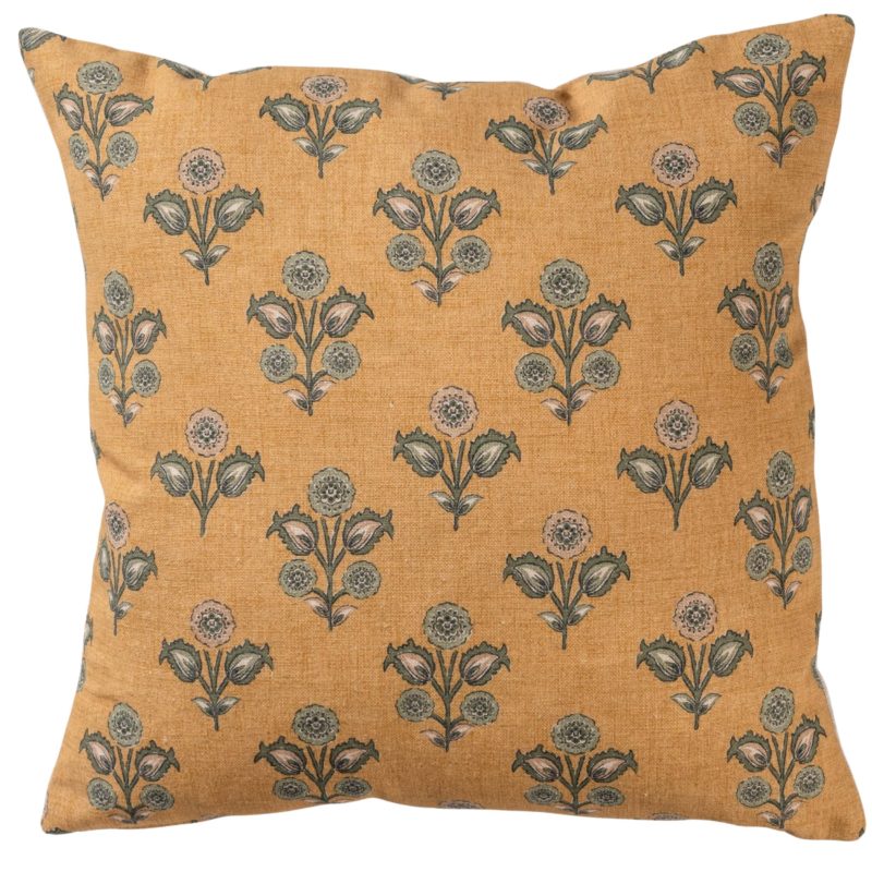 Jaipur Ochre Linen Blend Cushion
