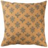 Jaipur Ochre Linen Blend Extra-Large Cushion