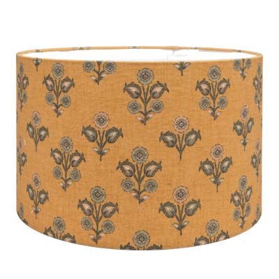 Jaipur Ochre Linen Blend Lampshade