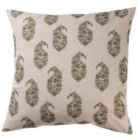 Kashmir Paisley Linen Blend Extra-Large Cushion