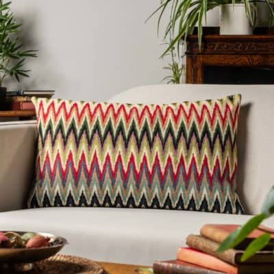Flame Tapestry XL Rectangular Cushion
