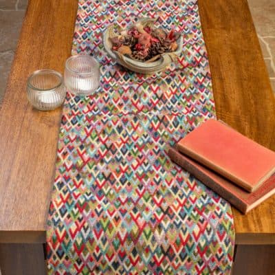Mini Geometric Tapestry Table Runner