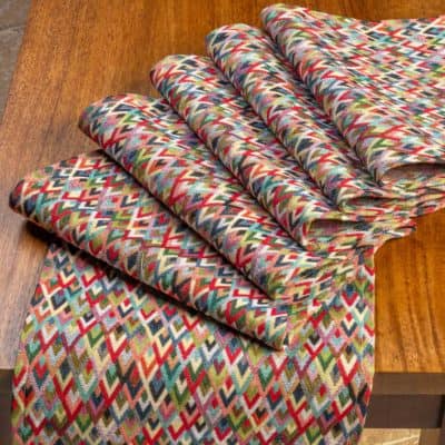 Mini Geometric Tapestry Table Runner