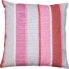Striped Outdoor Cushion in Pink