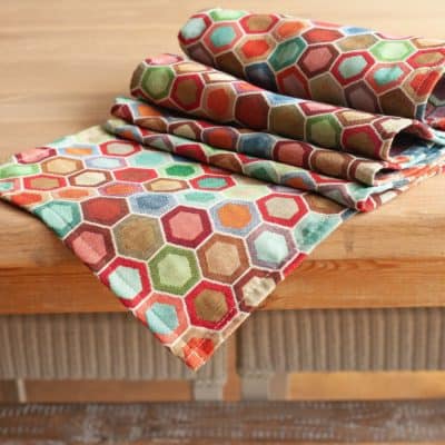 Honeycomb Tapestry Table Runner