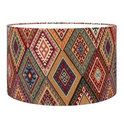 Kilim Weave in Vintage Lampshade