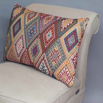 Kilim Weave XL Rectangular Cushion in Vintage