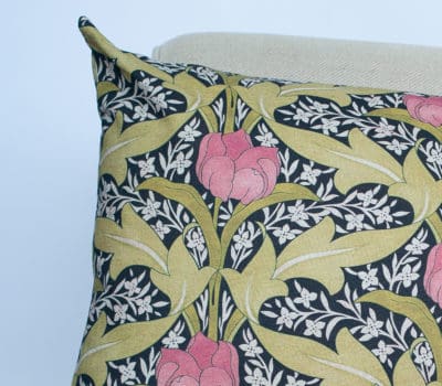Art Nouveau Tulip Boudoir Cushion