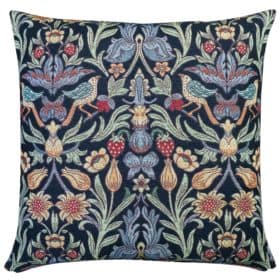 Manor Garden Tapestry Extra-Large Cushion in Black