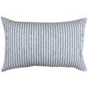 Nautical Cotton Ticking Stripe XL Rectangular Cushion in Navy