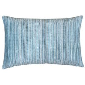 Textured Stripe Outdoor XL Rectangular Cushion in Blue