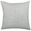 Nautical Cotton Ticking Stripe Cushion in Grey