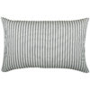 Nautical Cotton Ticking Stripe XL Rectangular Cushion in Grey