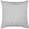 Nautical Cotton Ticking Stripe Extra-Large Cushion in Grey