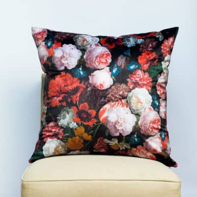 Velvet Garden Extra-Large Cushion
