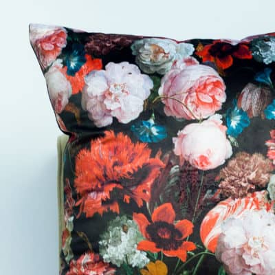 Velvet Garden Extra-Large Cushion