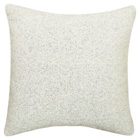 Textured Teddy Bear Boucle Cushion in Cream