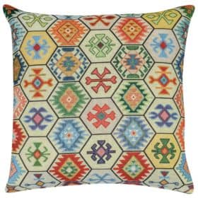 Azteco Geometric Motif Extra-Large Cushion