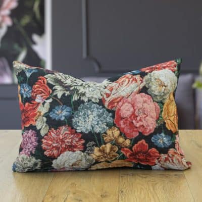 Tapestry Rose Garden Boudoir Cushion