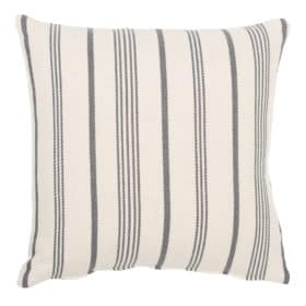 Mykonos Striped Cushion in Grey